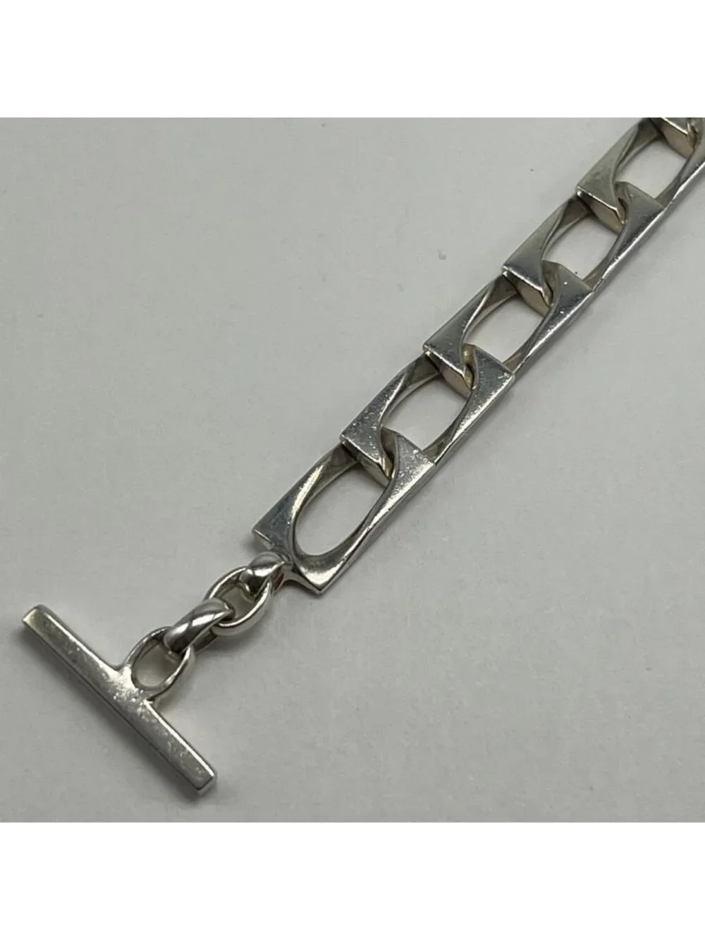 Gucci Vintage Figaro Bracelet Silver